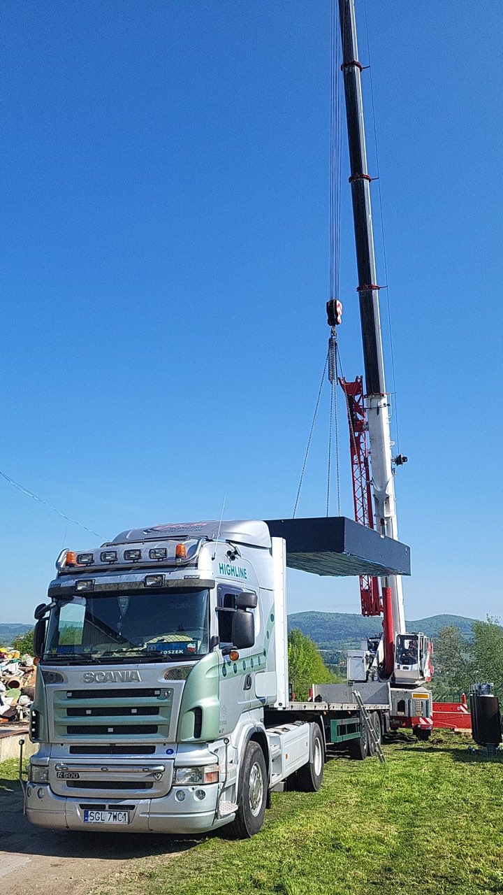 Transport konstrukcji betonowej